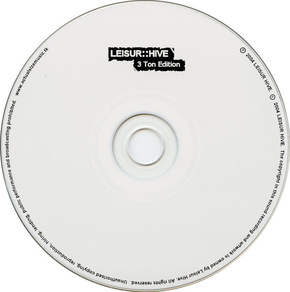 Leisur Hive : 3 Ton Edition (CD, Album)