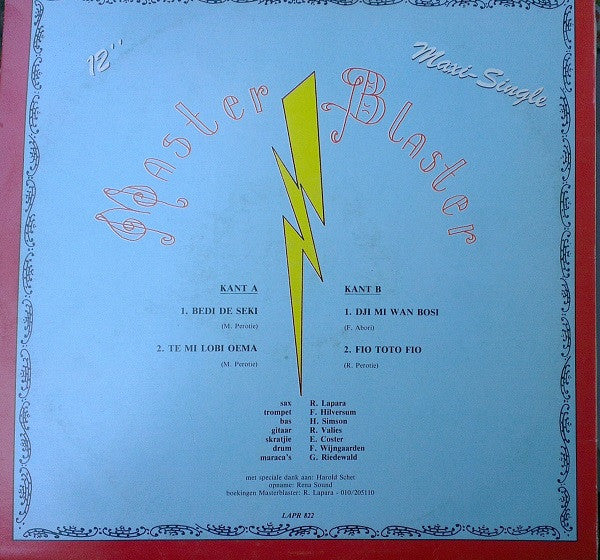 Master Blaster (4) : Bedi Dé Séki (12")