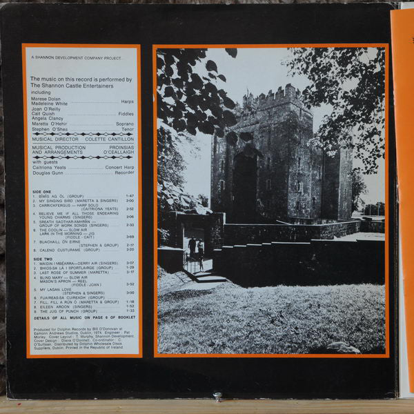The Shannon Castle Entertainers  With Guests Caitriona Yeats, Douglas Gunn : Mediaeval Banquet Bunratty Castle (LP, Album)