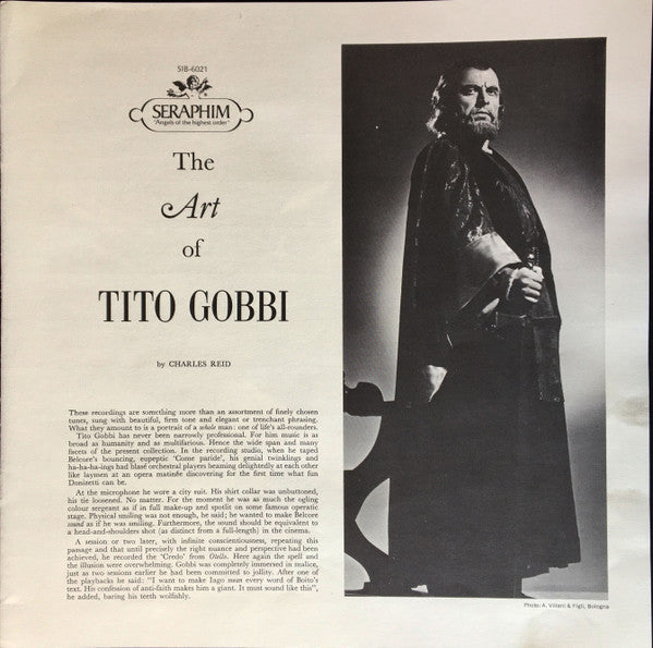 Tito Gobbi : The Art Of Tito Gobbi (2xLP, Album + Box)