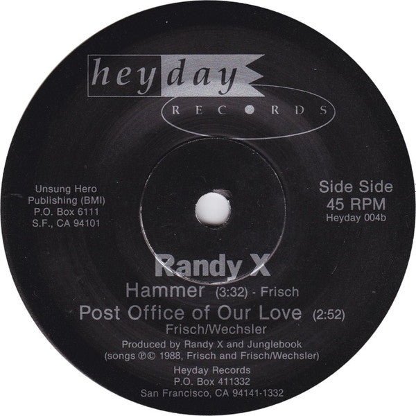 Randy X : The World's Biggest Talker (7")