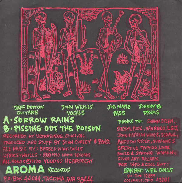 Barbed Wire Dolls : Sorrow Rains (7")