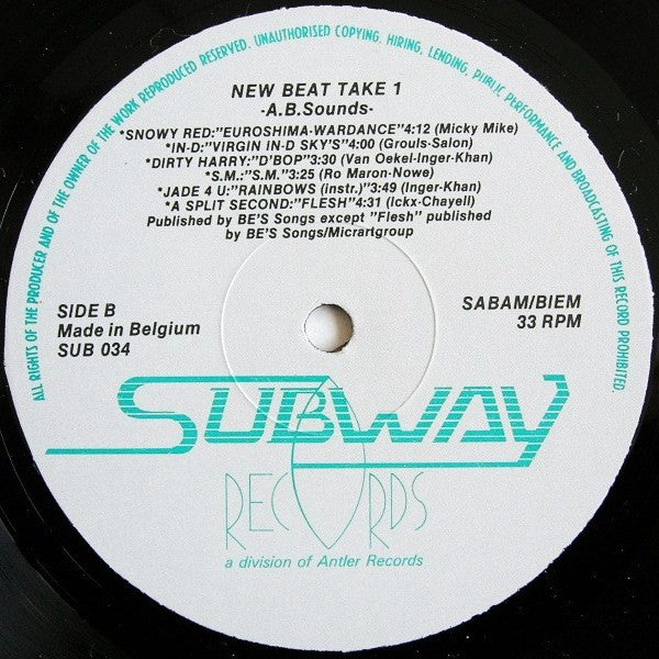 Various : New Beat - Take 1 (LP, Comp, Red)