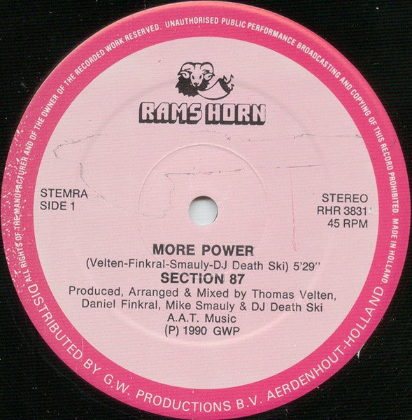 Section 87 : More Power (12")