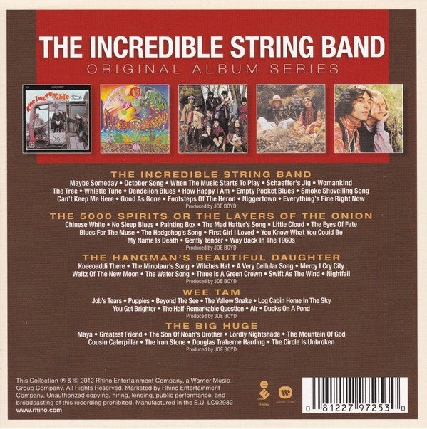The Incredible String Band : Original Album Series (CD, Album, RE + CD, Album, RE + CD, Album, RE + CD)