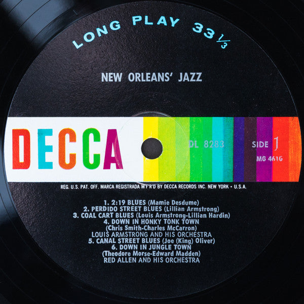 Various : New Orleans Jazz (LP, Comp, RE)