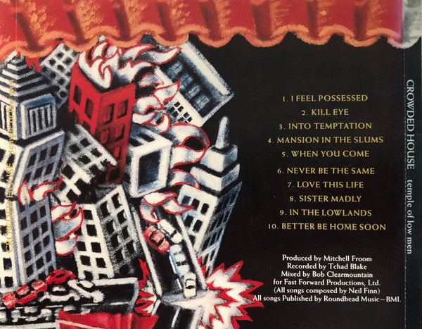 Crowded House : Temple Of Low Men (CD, Album)