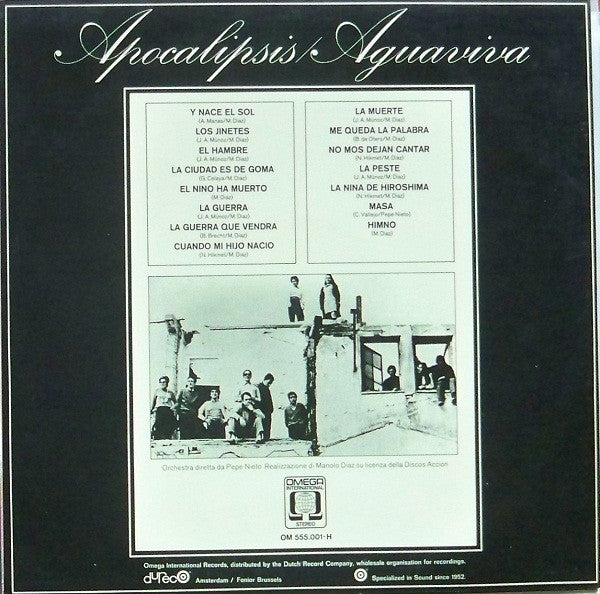 Aguaviva : Apocalipsis (LP, Album)