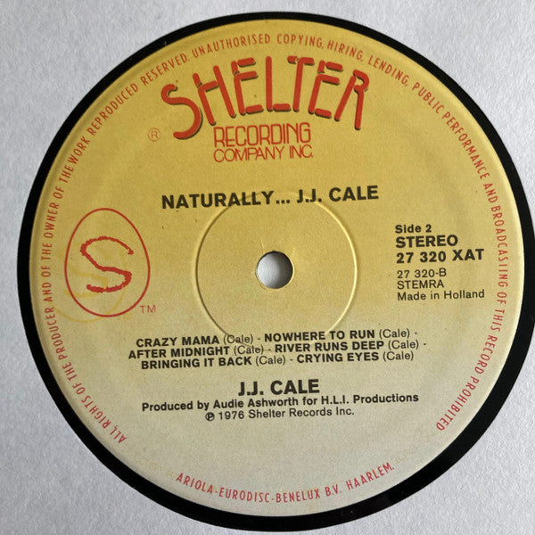 J.J. Cale : Naturally (LP, Album, RE)