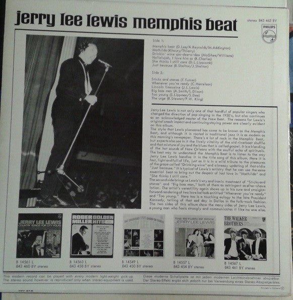 Jerry Lee Lewis : Memphis Beat (LP, Album)