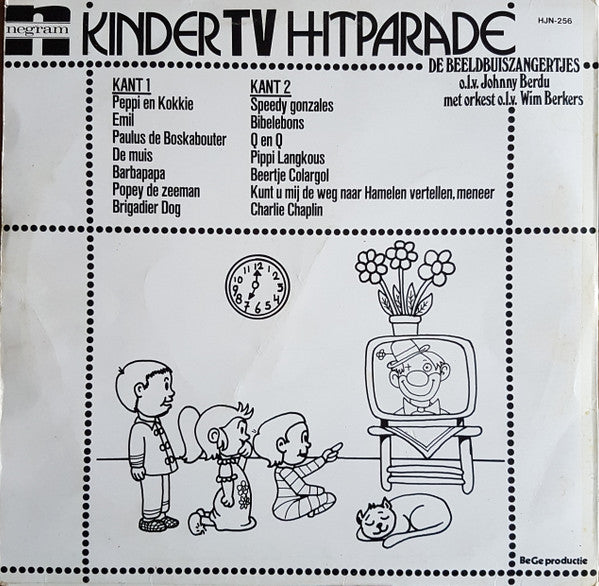 De Beeldbuiszangertjes Onder Leiding Van Johnny Berdu : Kinder TV Hitparade (LP, Album)