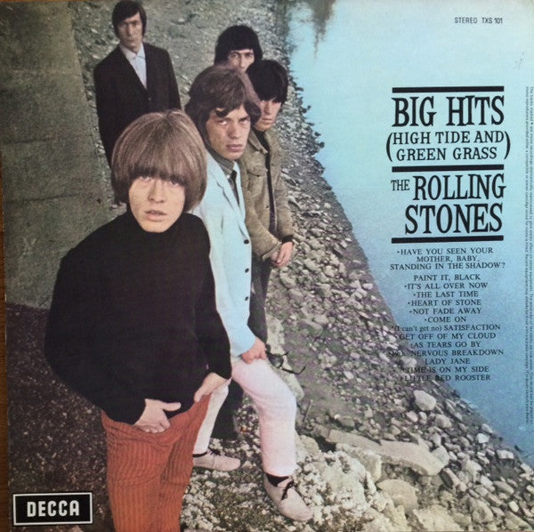 The Rolling Stones : Big Hits (High Tide And Green Grass) (LP, Comp, RE)
