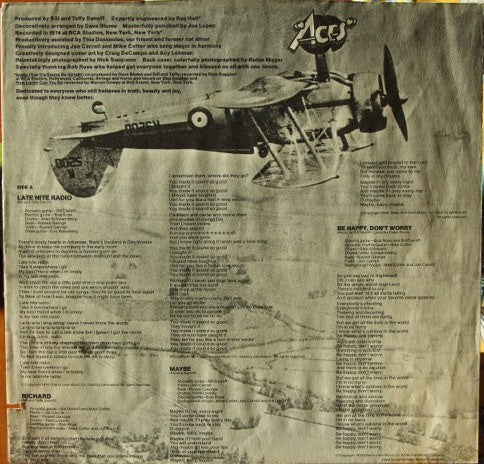 Bill And Taffy* : Aces (LP, Album)