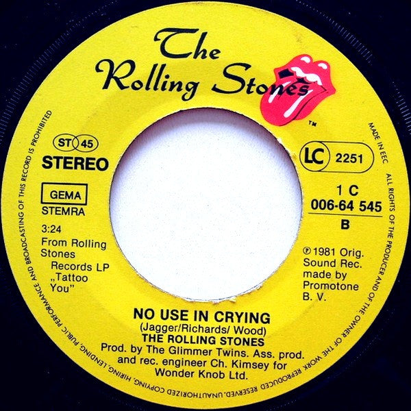 The Rolling Stones : Start Me Up (7", Single)