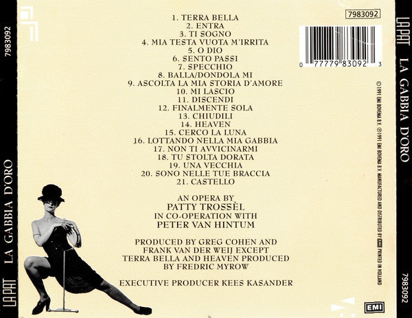 La Pat : La Gabbia D'Oro (CD, Album)