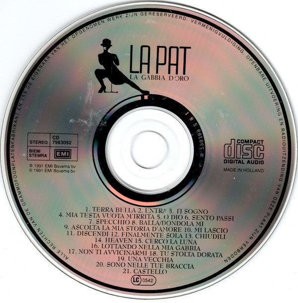La Pat : La Gabbia D'Oro (CD, Album)