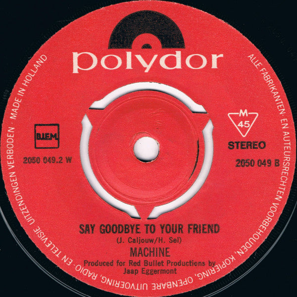 Machine (2) : Rainmaker (7", Single, Mono)