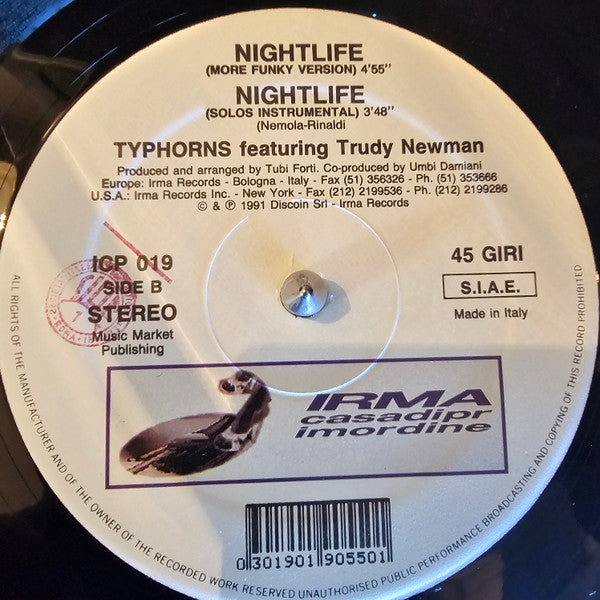 Typhorns : Nightlife (12")