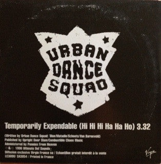 Urban Dance Squad : Temporaily Expendable (Hi Hi Hi Ha Ha Ho) (CD, Single, Promo)