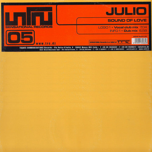Julio (2) : Sound Of Love (12")