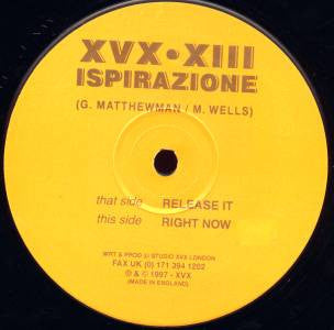 Ispirazione : Release It / Right Now (12")