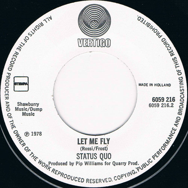 Status Quo : Accident Prone (7", Single)