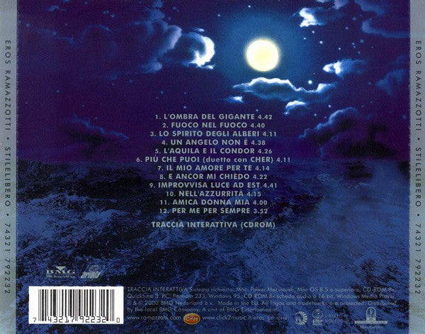 Eros Ramazzotti : Stilelibero (CD, Album, Enh)
