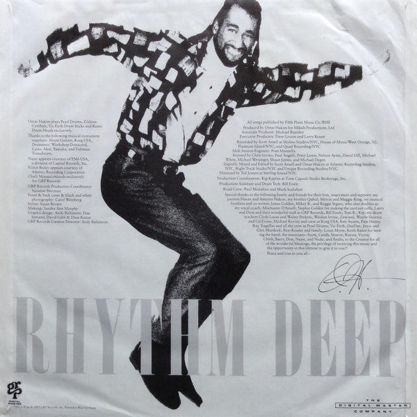 Omar Hakim : Rhythm Deep (LP, Album)