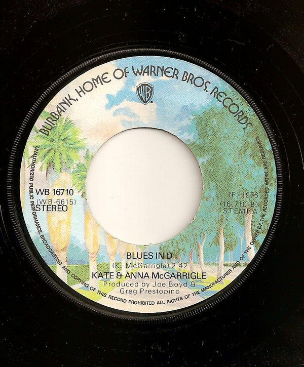 Kate & Anna McGarrigle : Complainte Pour Ste-Catherine (7", Single)