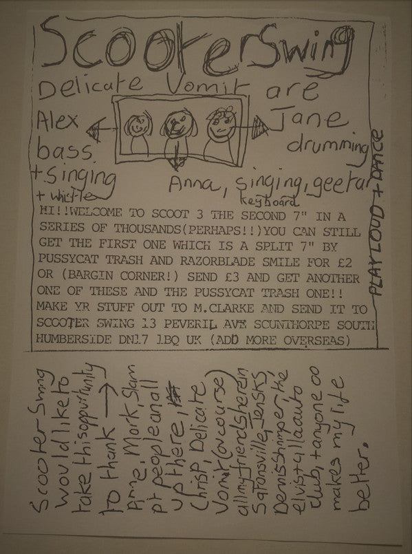 Delicate Vomit : Jack In The Box (7", S/Sided, EP)