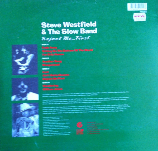 Steve Westfield & The Slow Band : Reject Me...First (2xLP)