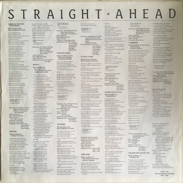 Amy Grant : Straight Ahead (LP, Album)