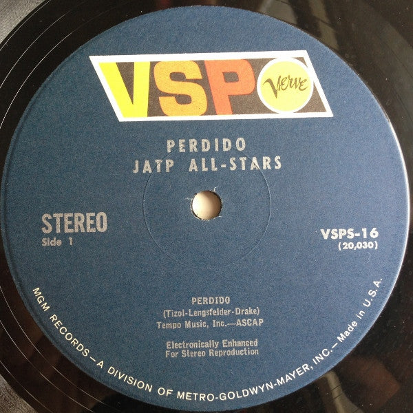 Jazz At The Philharmonic : Perdido (LP, Comp, RE, RM)