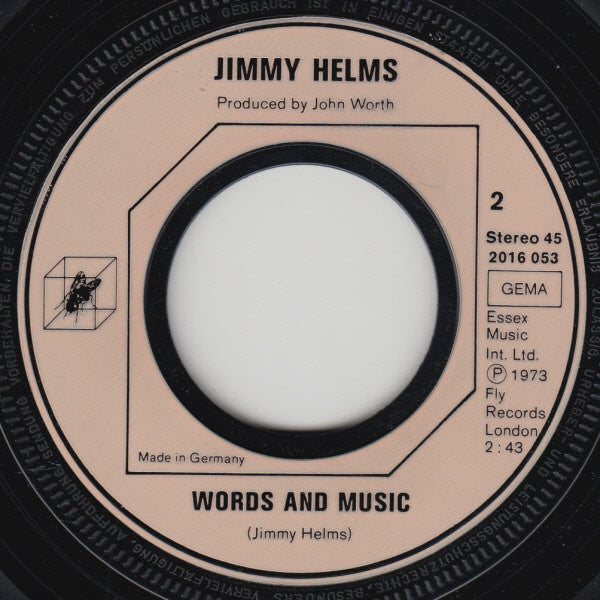 Jimmy Helms : Gonna Make You An Offer You Can't Refuse (7", Single)