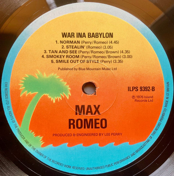 Max Romeo & The Upsetters : War Ina Babylon (LP, Album, RP)