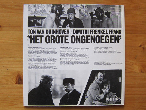 Ton Van Duinhoven, Dimitri Frenkel Frank : Het Grote Ongenoegen (LP, Album)