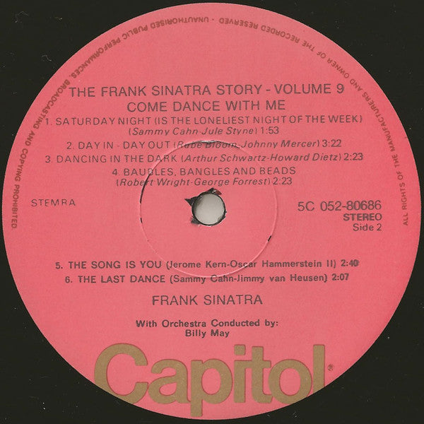 Frank Sinatra With Billy May And His Orchestra : Come Dance With Me! (LP, Album, RE)