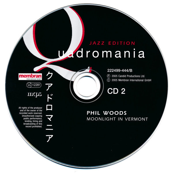 Phil Woods : Moonlight In Vermont (4xCD, Comp, RM)