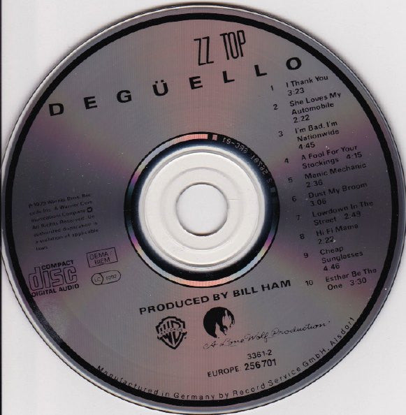 ZZ Top : Degüello (CD, Album, RE)