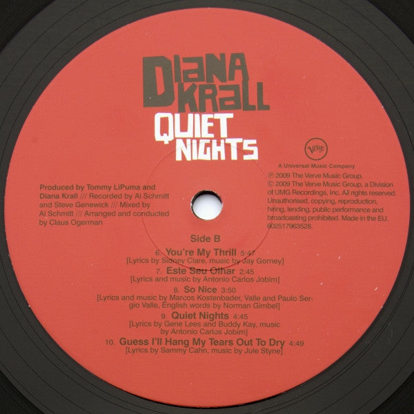 Diana Krall : Quiet Nights (LP, Album, 180)