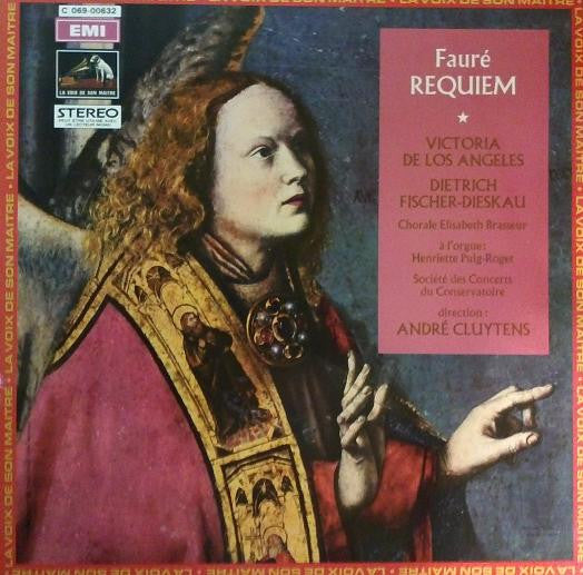 Gabriel Fauré - André Cluytens, Orchestre De La Société Des Concerts Du Conservatoire, Victoria De Los Angeles, Dietrich Fischer-Dieskau : Requiem (LP, RE, Gat)