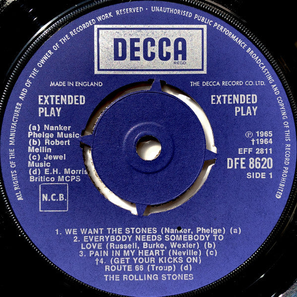 The Rolling Stones : Got Live If You Want It! (7", EP, Mono, RE, RP)