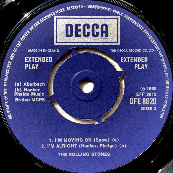 The Rolling Stones : Got Live If You Want It! (7", EP, Mono, RE, RP)