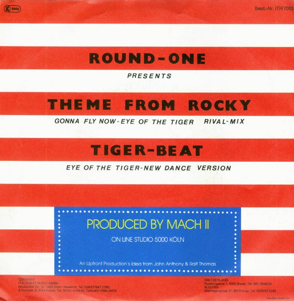 Round One (2) : Theme From Rocky (Disco Mix) (7", Single)