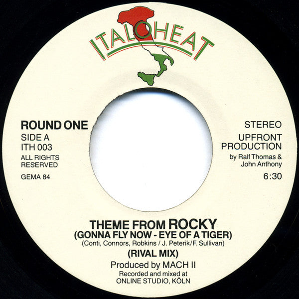 Round One (2) : Theme From Rocky (Disco Mix) (7", Single)