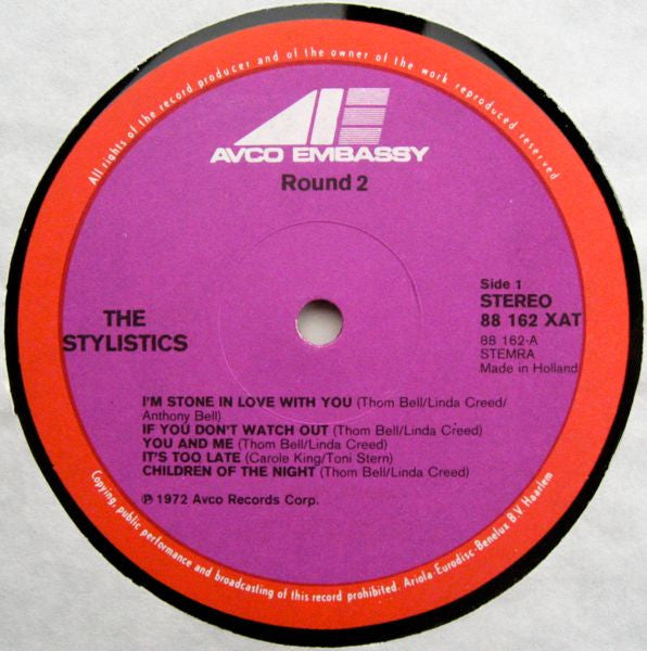 The Stylistics : Stylistics 2 (LP, Album)