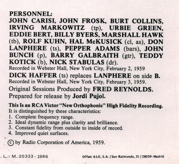 Urbie Green : The Message (LP, Album, RE)