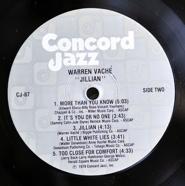 Warren Vaché : Jillian (LP, Album)