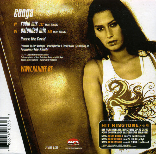 Xandee : Conga (CD, Single)