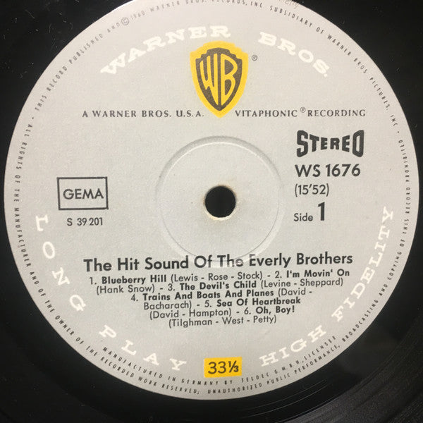 Everly Brothers : The Hit Sound Of The Everly Brothers (LP, Album)